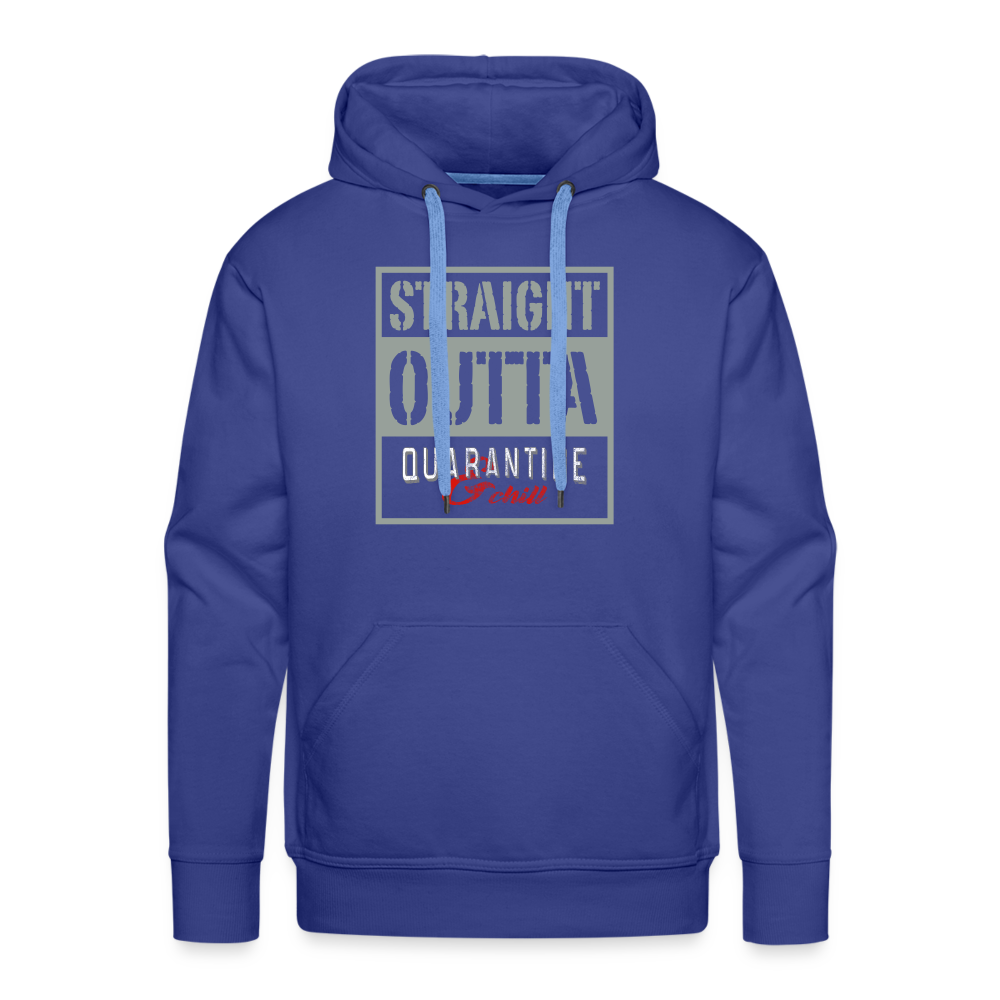Straight Outta Quarantine Men’s Premium Hoodie - royal blue