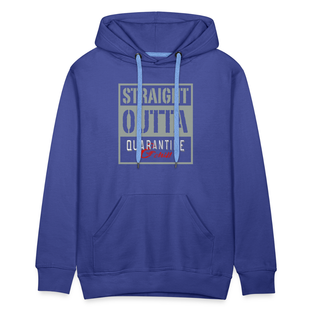 Straight Outta Quarantine Men’s Premium Hoodie - royal blue