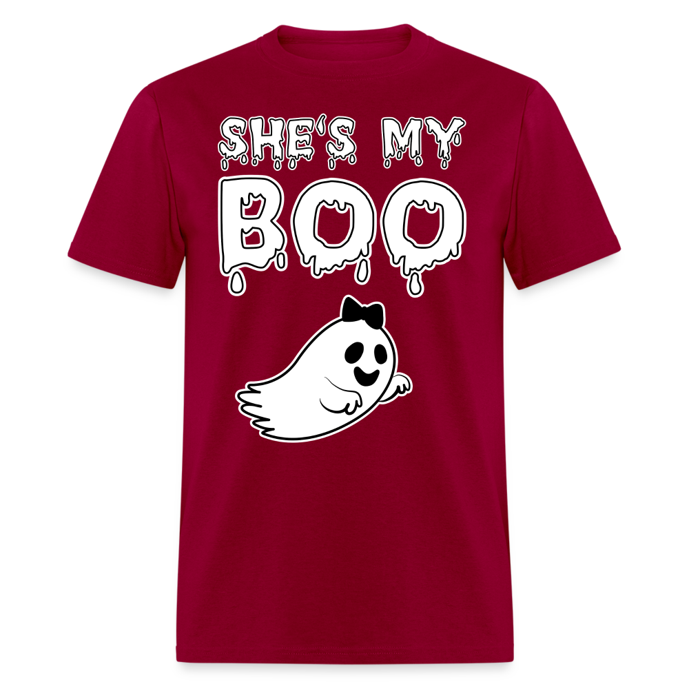 She's Boo Unisex Classic T-Shirt - dark red