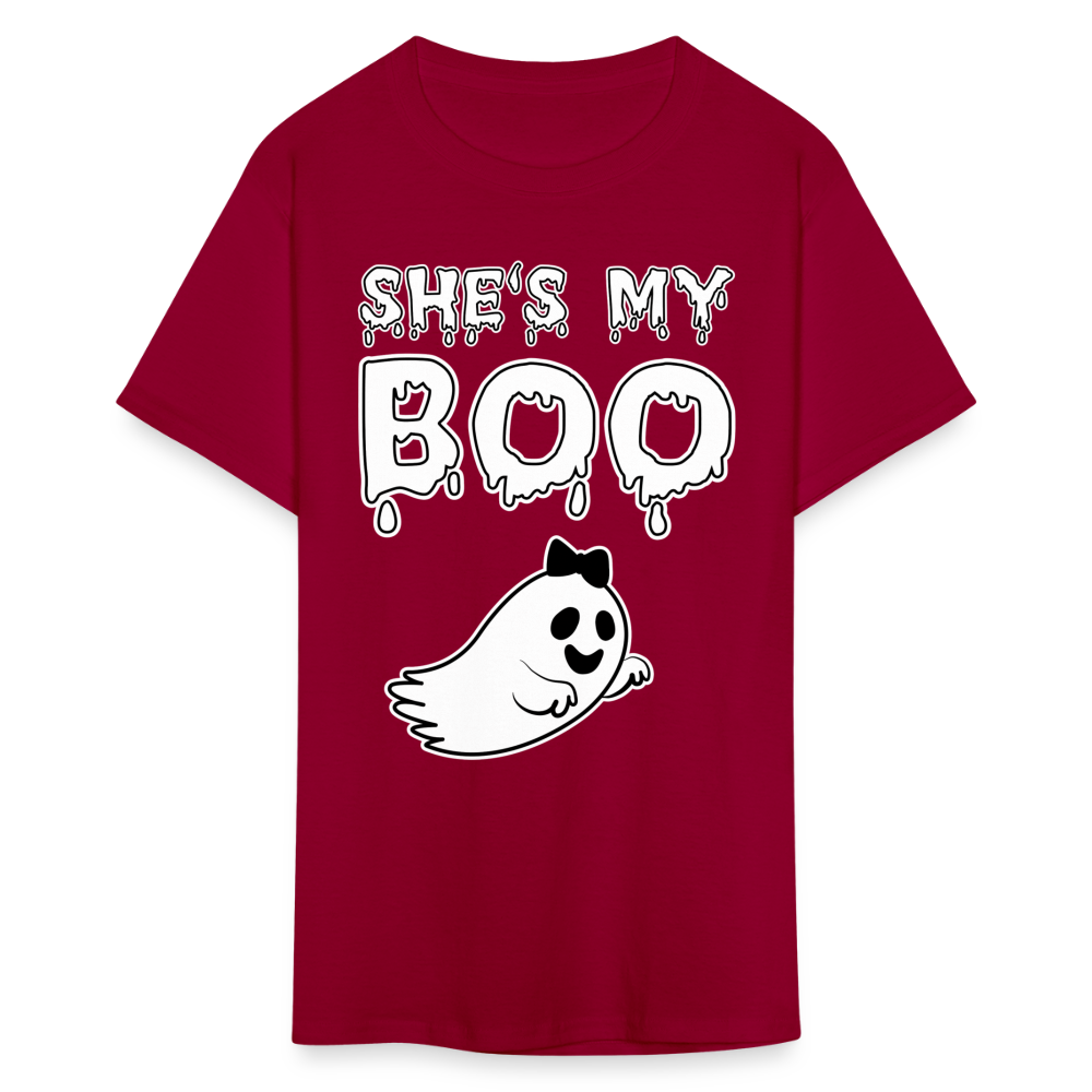 She's Boo Unisex Classic T-Shirt - dark red