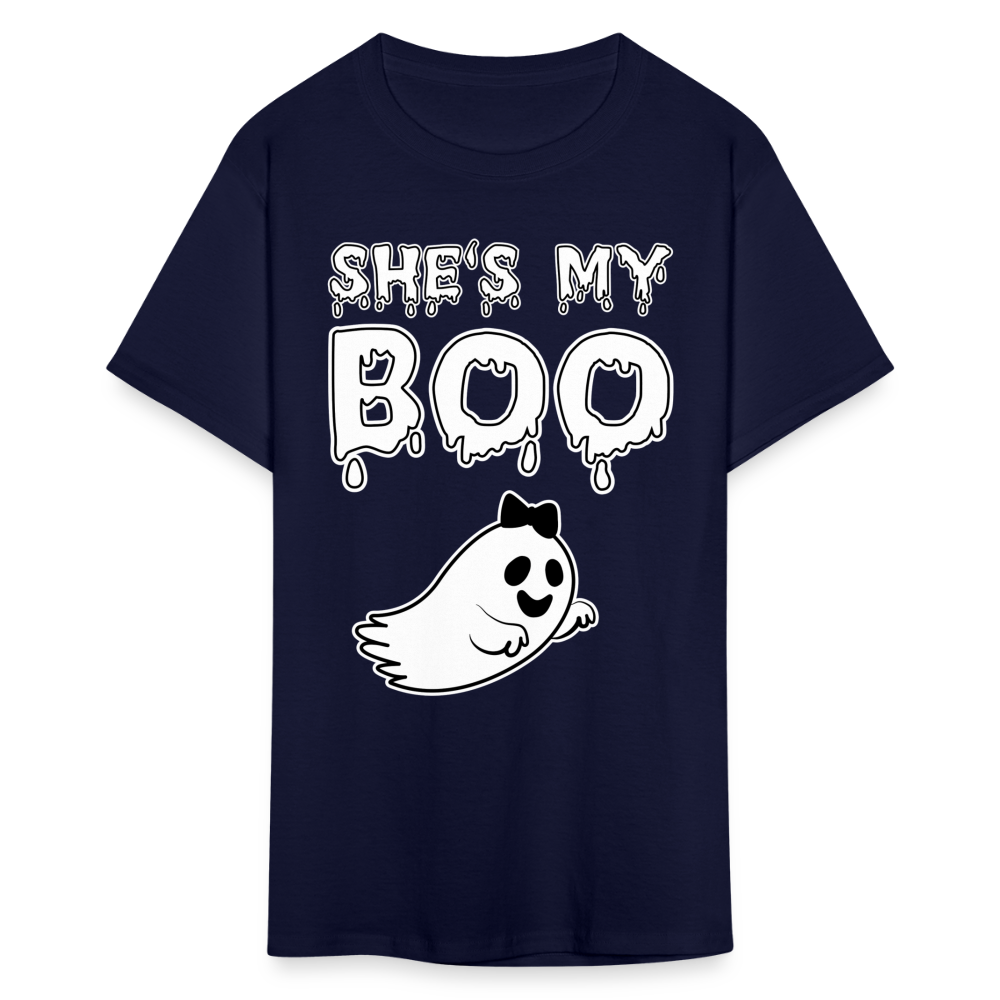 She's Boo Unisex Classic T-Shirt - navy