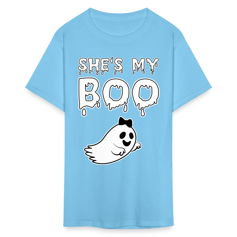 She's Boo Unisex Classic T-Shirt - aquatic blue