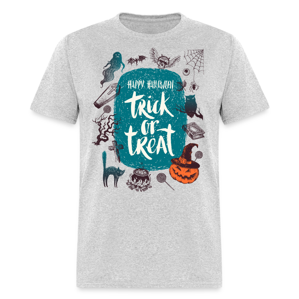 Trick or Treat Unisex Classic T-Shirt - heather gray