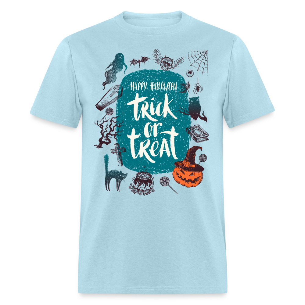 Trick or Treat Unisex Classic T-Shirt - powder blue