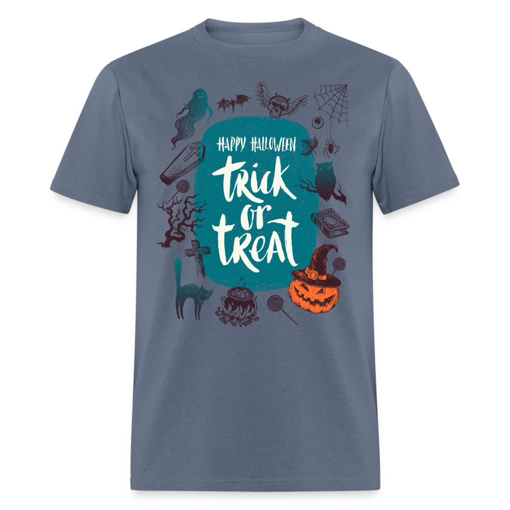Trick or Treat Unisex Classic T-Shirt - denim