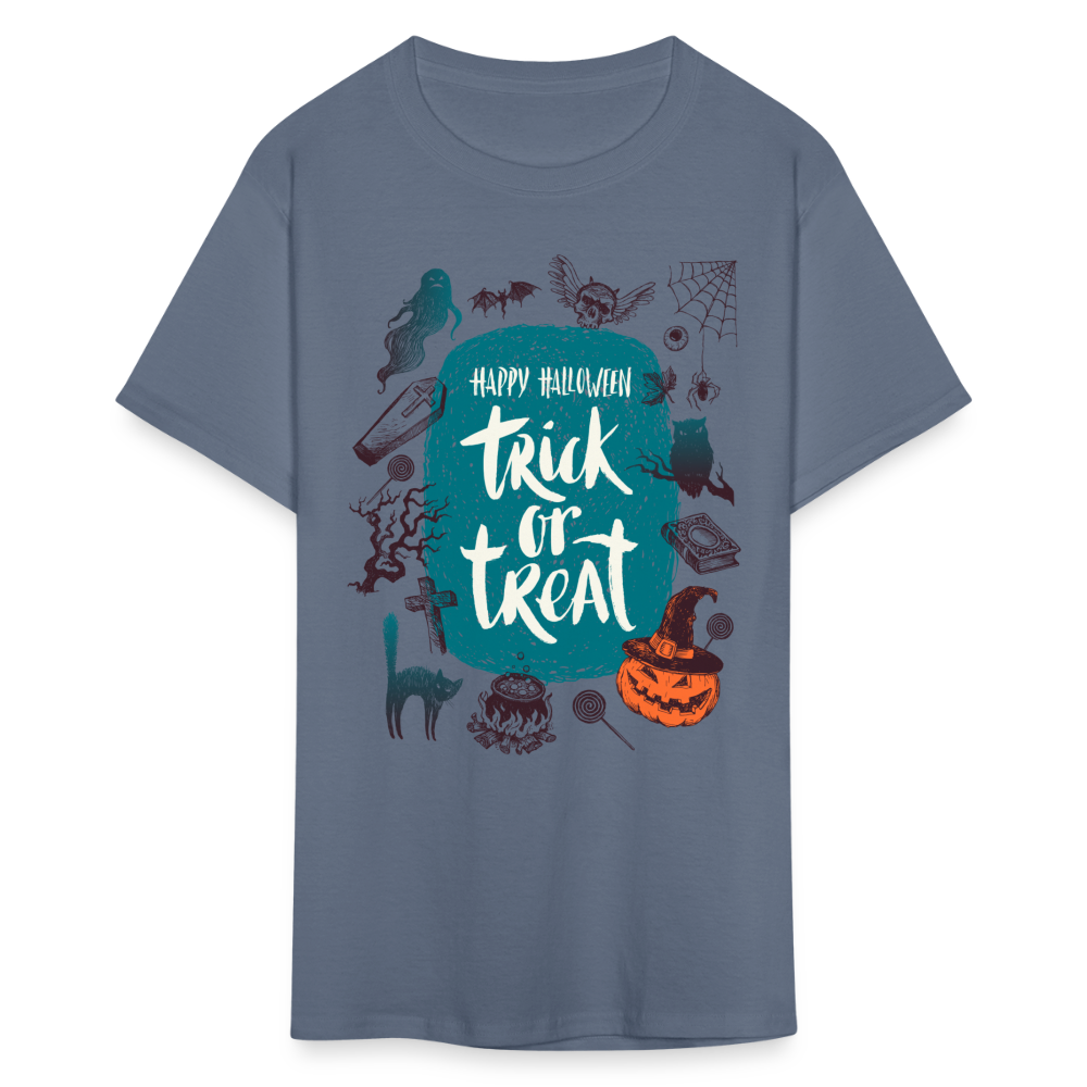 Trick or Treat Unisex Classic T-Shirt - denim