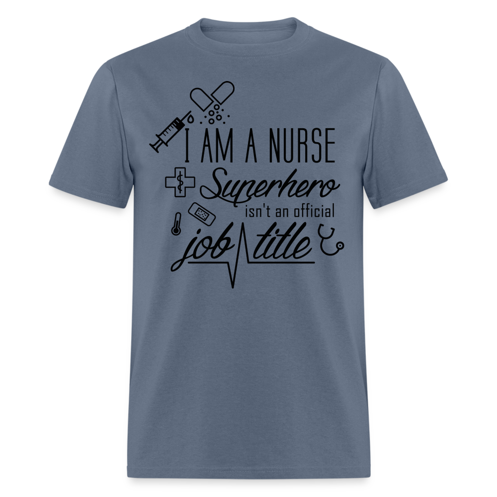 Nurse Superhero Unisex Classic T-Shirt - denim