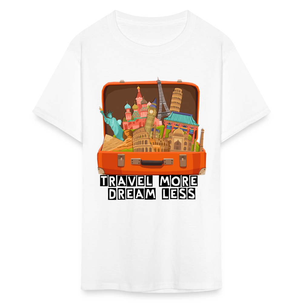 Travel More Unisex Classic T-Shirt - white