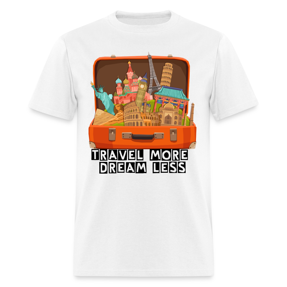 Travel More Unisex Classic T-Shirt - white
