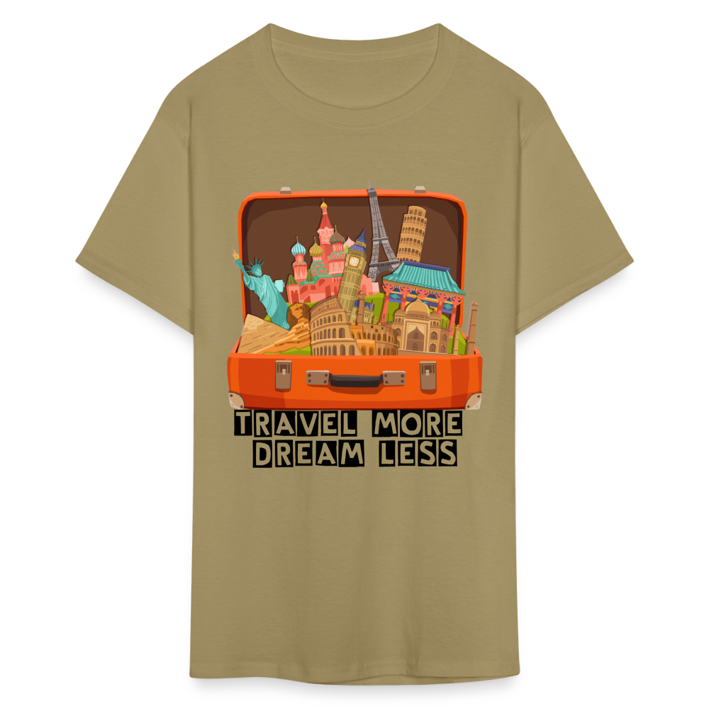 Travel More Unisex Classic T-Shirt - khaki