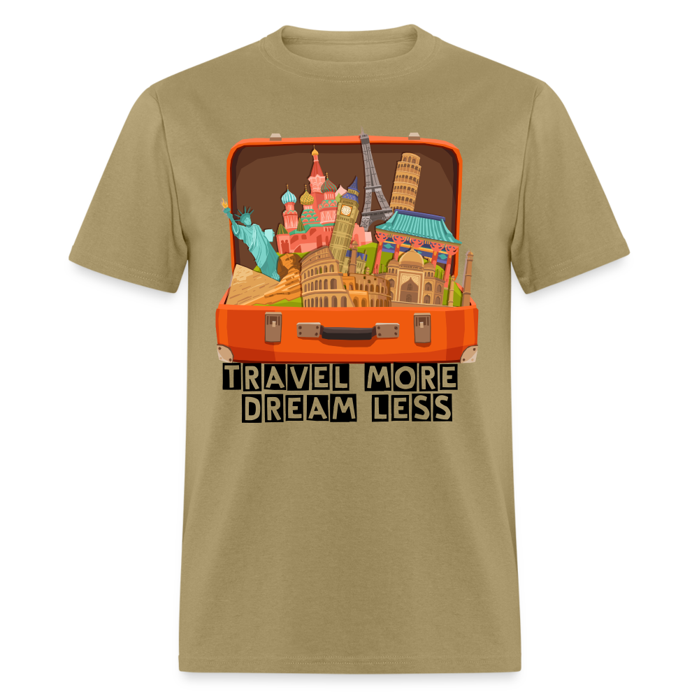 Travel More Unisex Classic T-Shirt - khaki