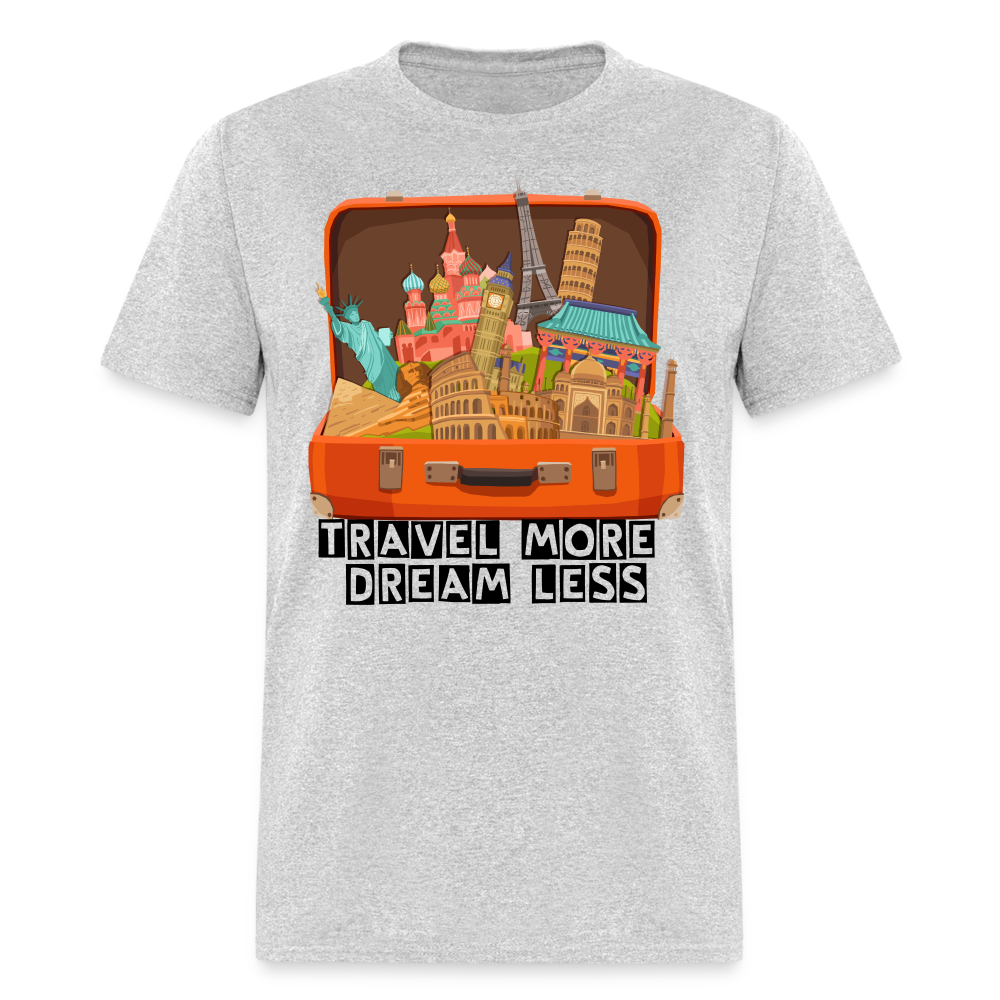 Travel More Unisex Classic T-Shirt - heather gray