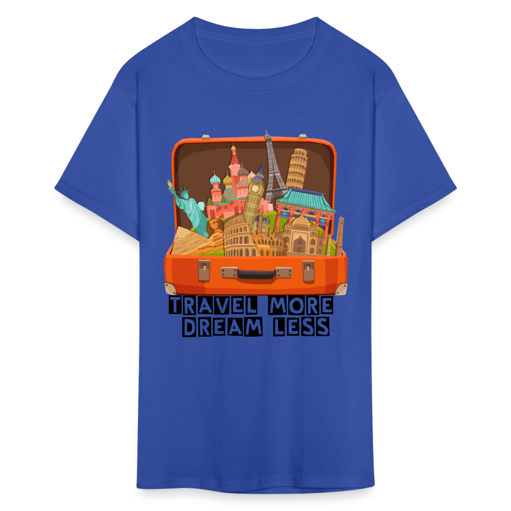 Travel More Unisex Classic T-Shirt - royal blue
