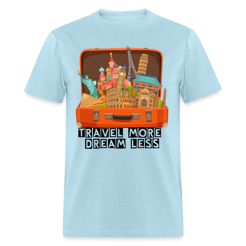 Travel More Unisex Classic T-Shirt - powder blue