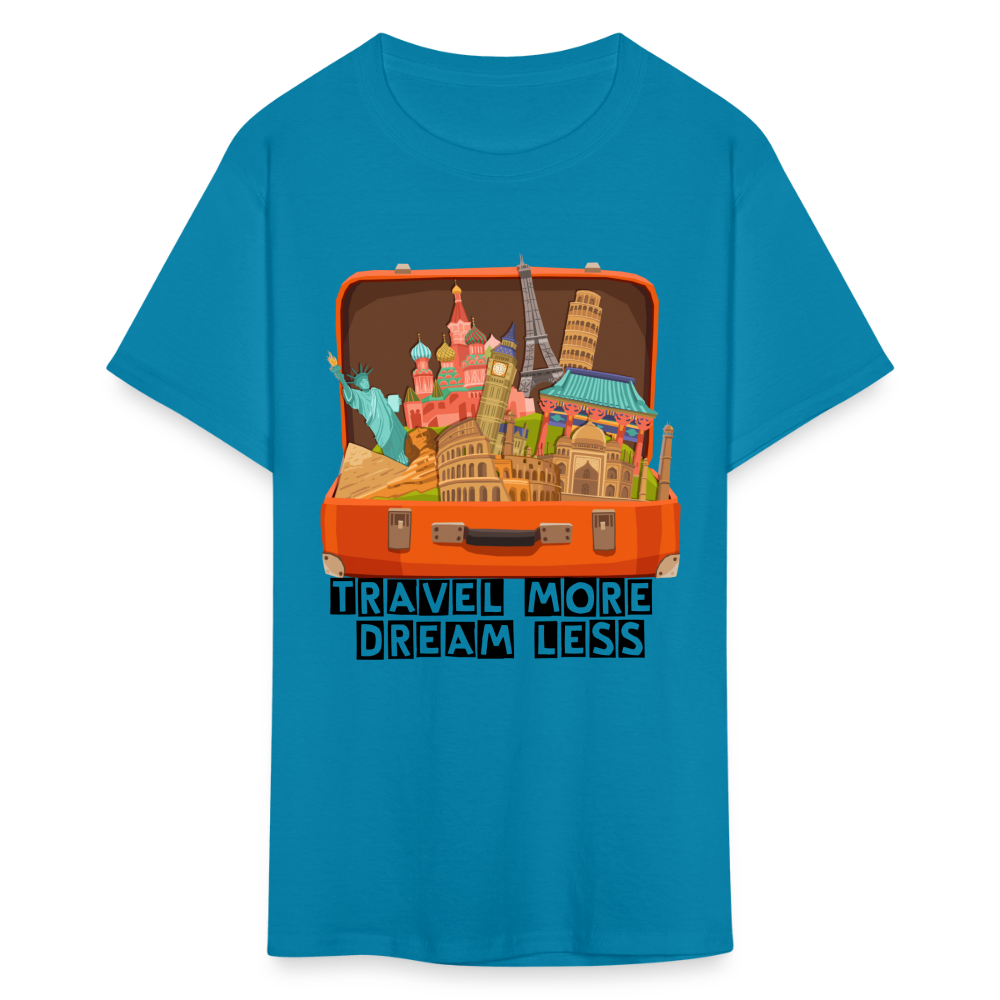 Travel More Unisex Classic T-Shirt - turquoise