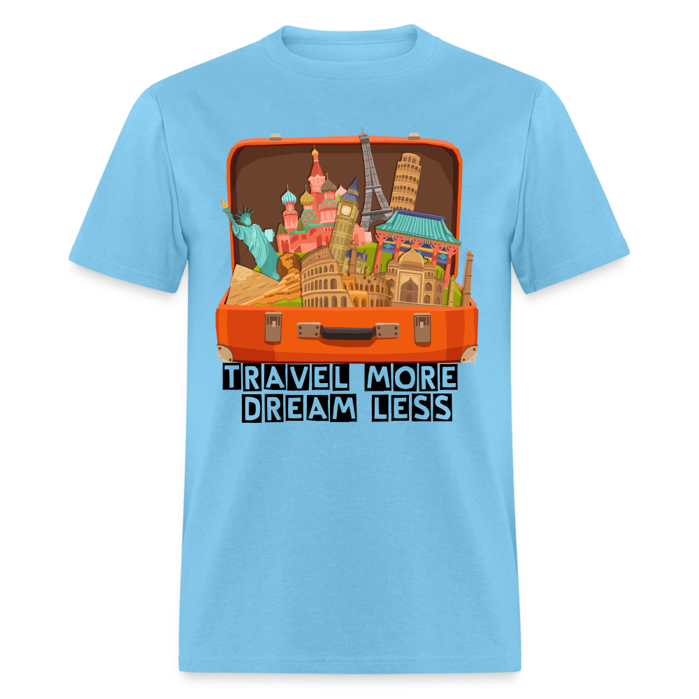 Travel More Unisex Classic T-Shirt - aquatic blue