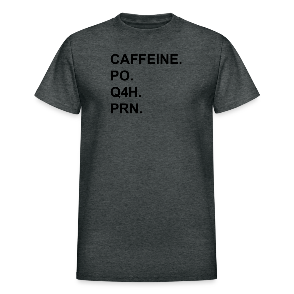 CAFFEINE Ultra Cotton Adult UNISEX T-Shirt - deep heather