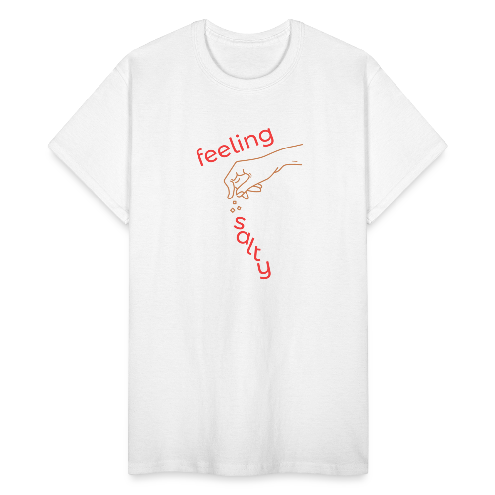 SALTY Ultra Cotton Adult UNISEX T-Shirt - white