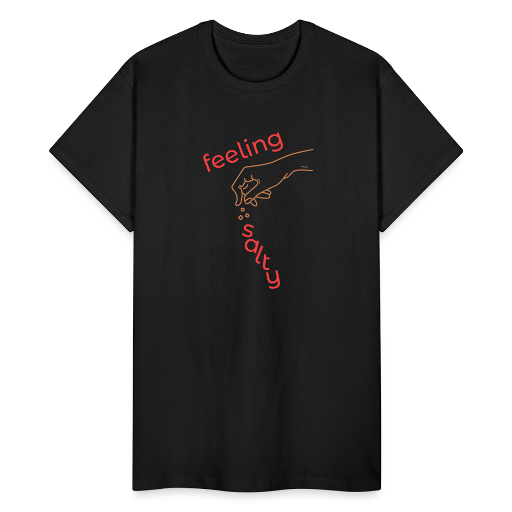SALTY Ultra Cotton Adult UNISEX T-Shirt - black
