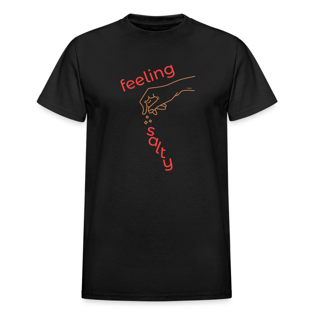 SALTY Ultra Cotton Adult UNISEX T-Shirt - black