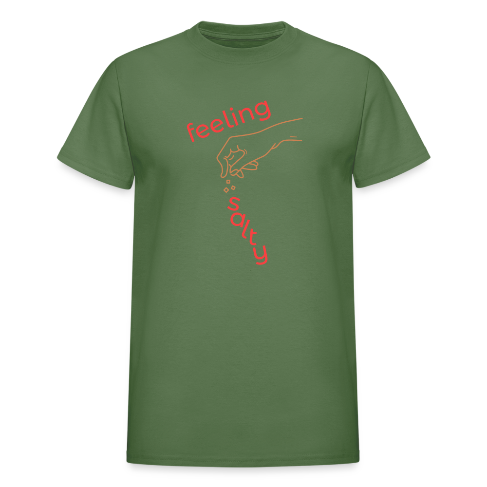 SALTY Ultra Cotton Adult UNISEX T-Shirt - military green