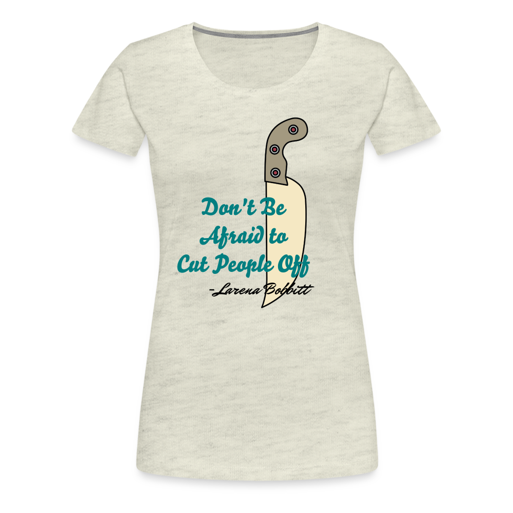 L Bobbitt Women’s T-Shirt - heather oatmeal