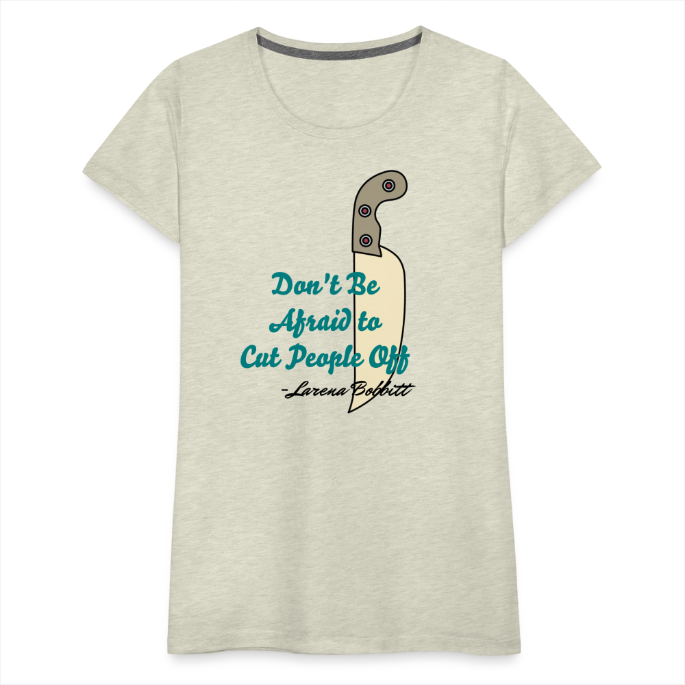 L Bobbitt Women’s T-Shirt - heather oatmeal