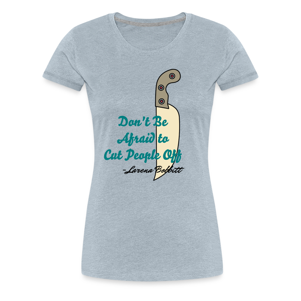 L Bobbitt Women’s T-Shirt - heather ice blue