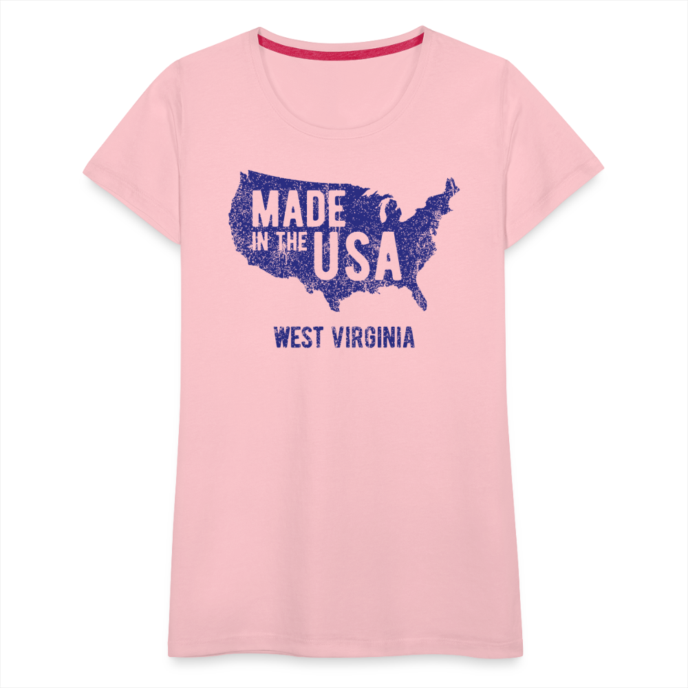Made in the USA WV Women’s Premium T-Shirt - pink