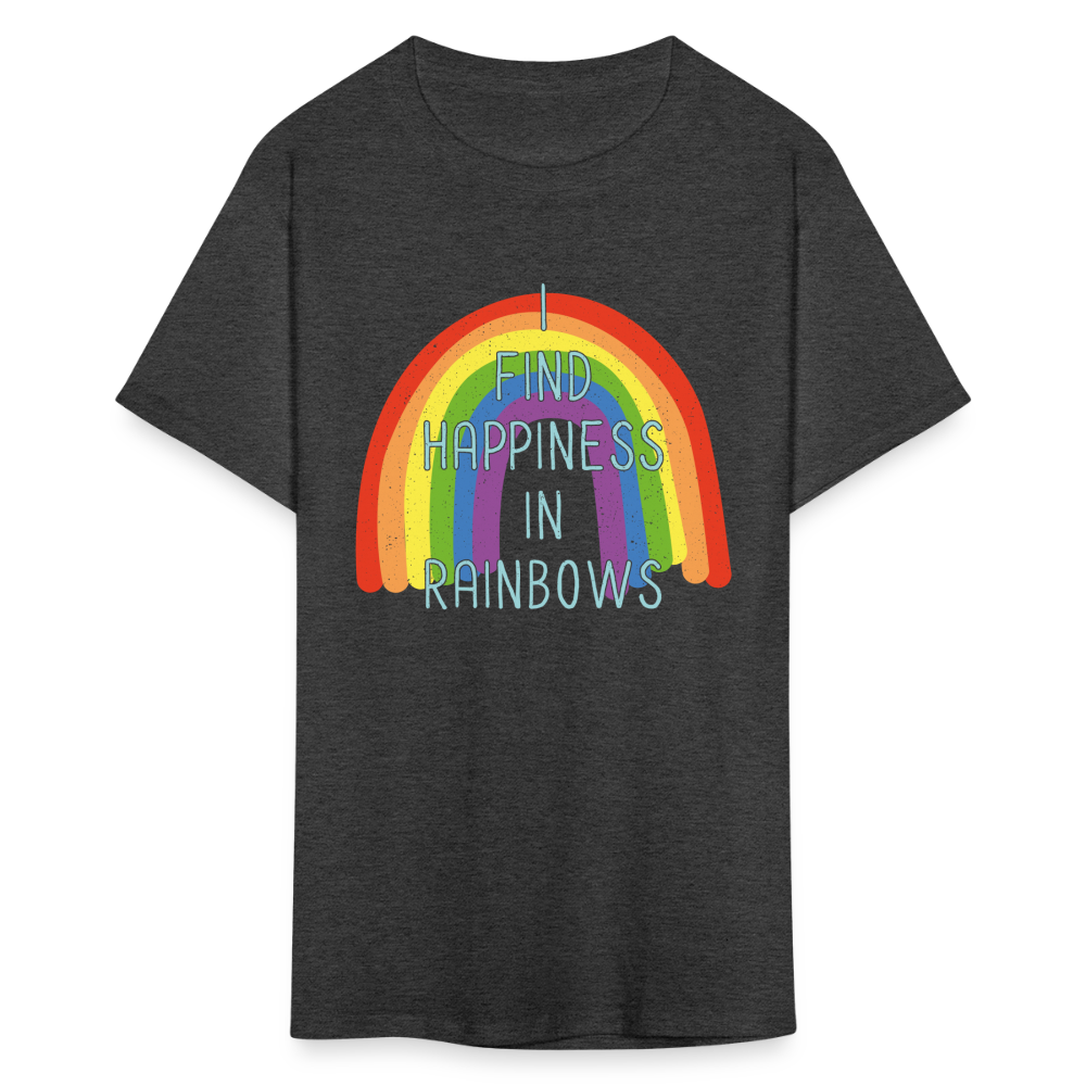 Happiness in Rainbows Classic T-Shirt - heather black