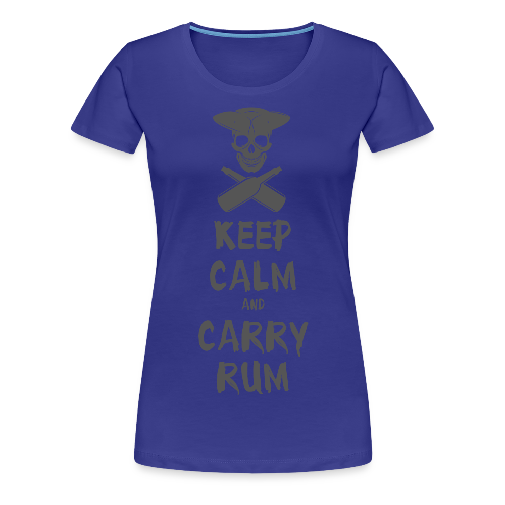 Carry Rum Premium Woman Shirt - royal blue