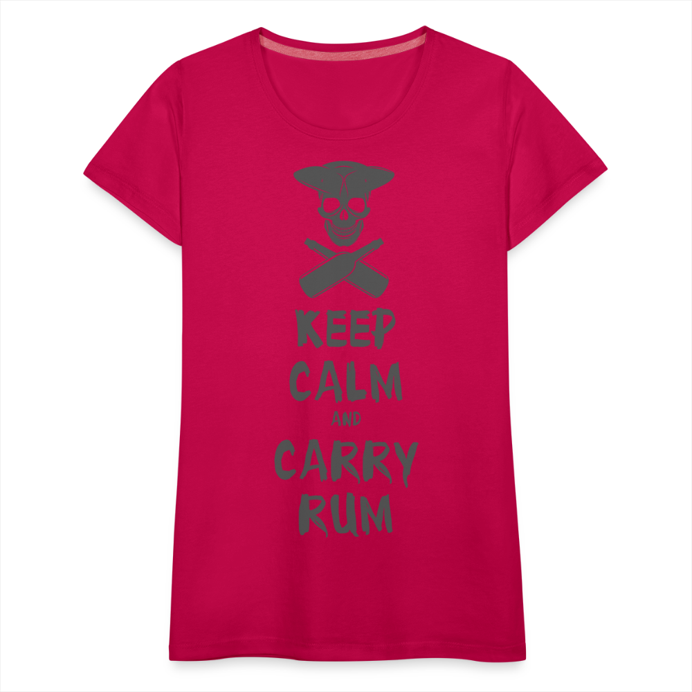 Carry Rum Premium Woman Shirt - dark pink