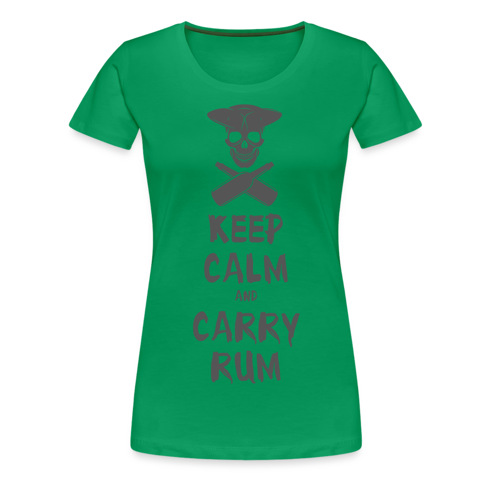 Carry Rum Premium Woman Shirt - kelly green