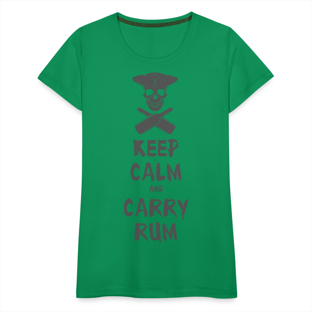 Carry Rum Premium Woman Shirt - kelly green
