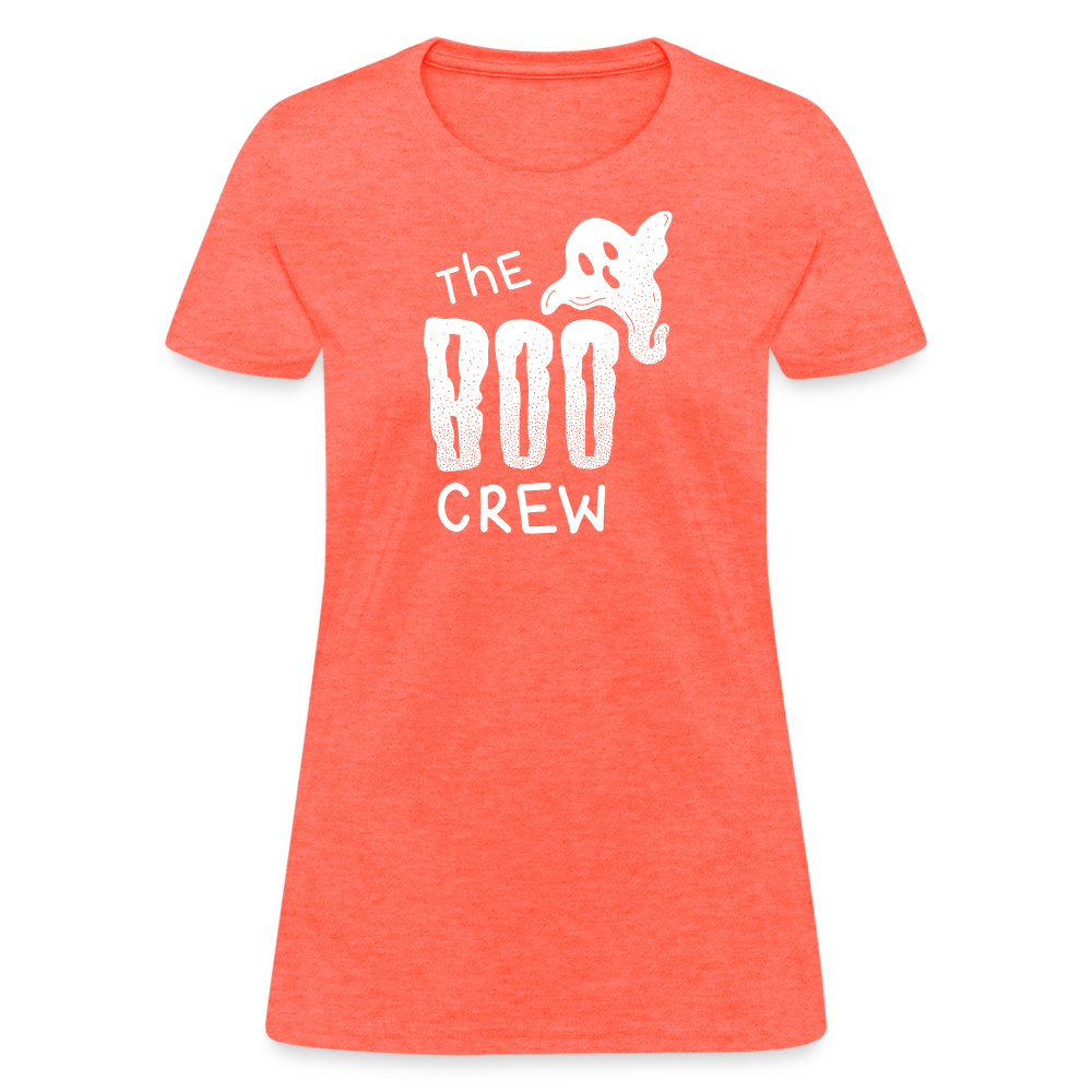 Boo Crew Women's T-Shirt - heather coral