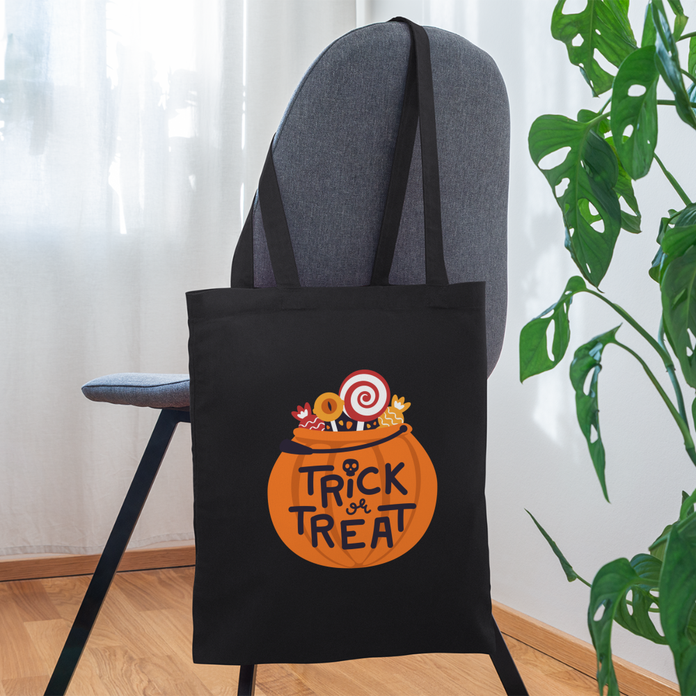 Trick or Treat Kids Halloween Bag - black