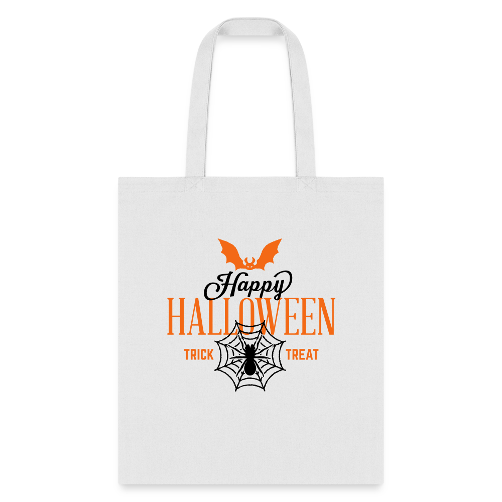Happy Halloween Tote Bag - white