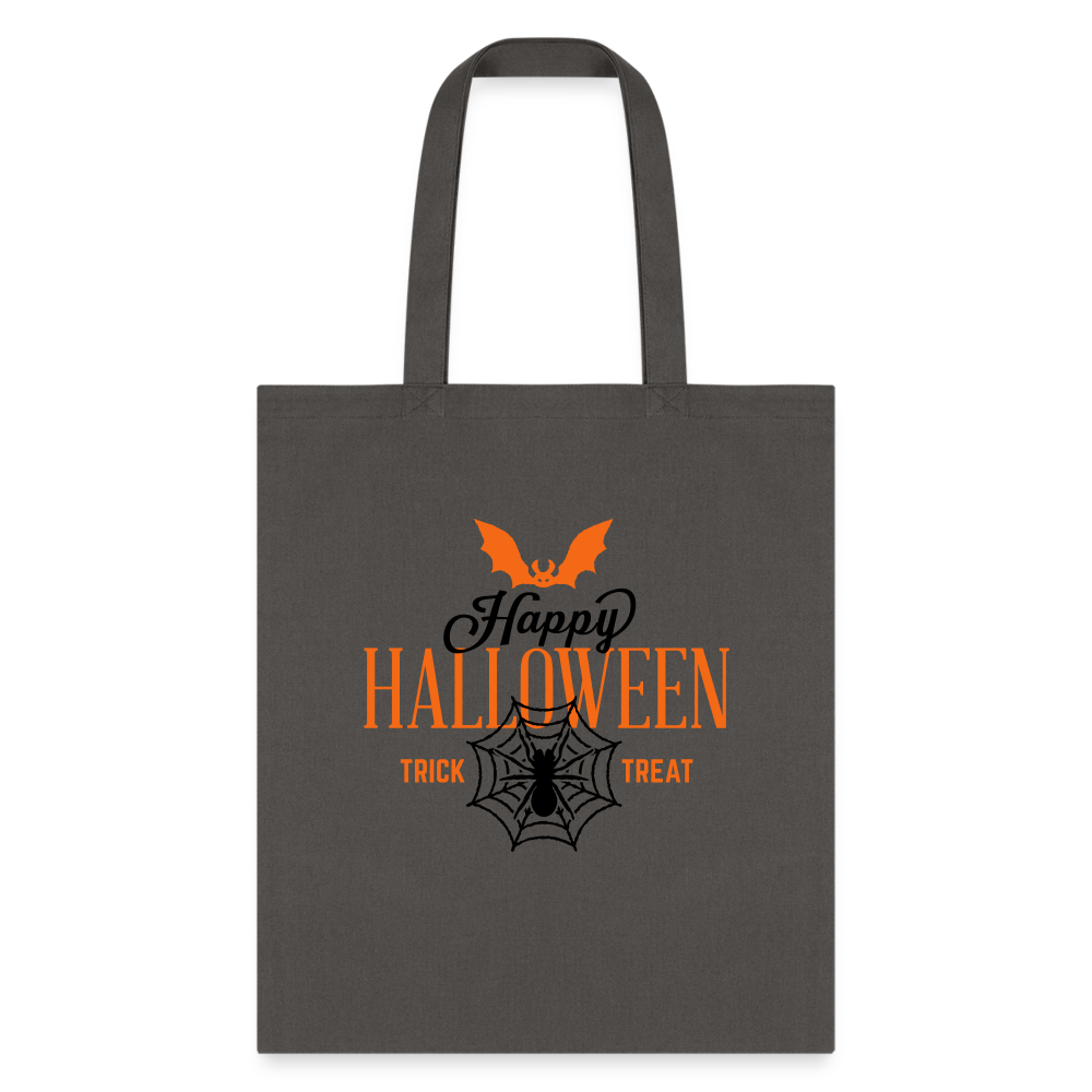 Happy Halloween Tote Bag - charcoal