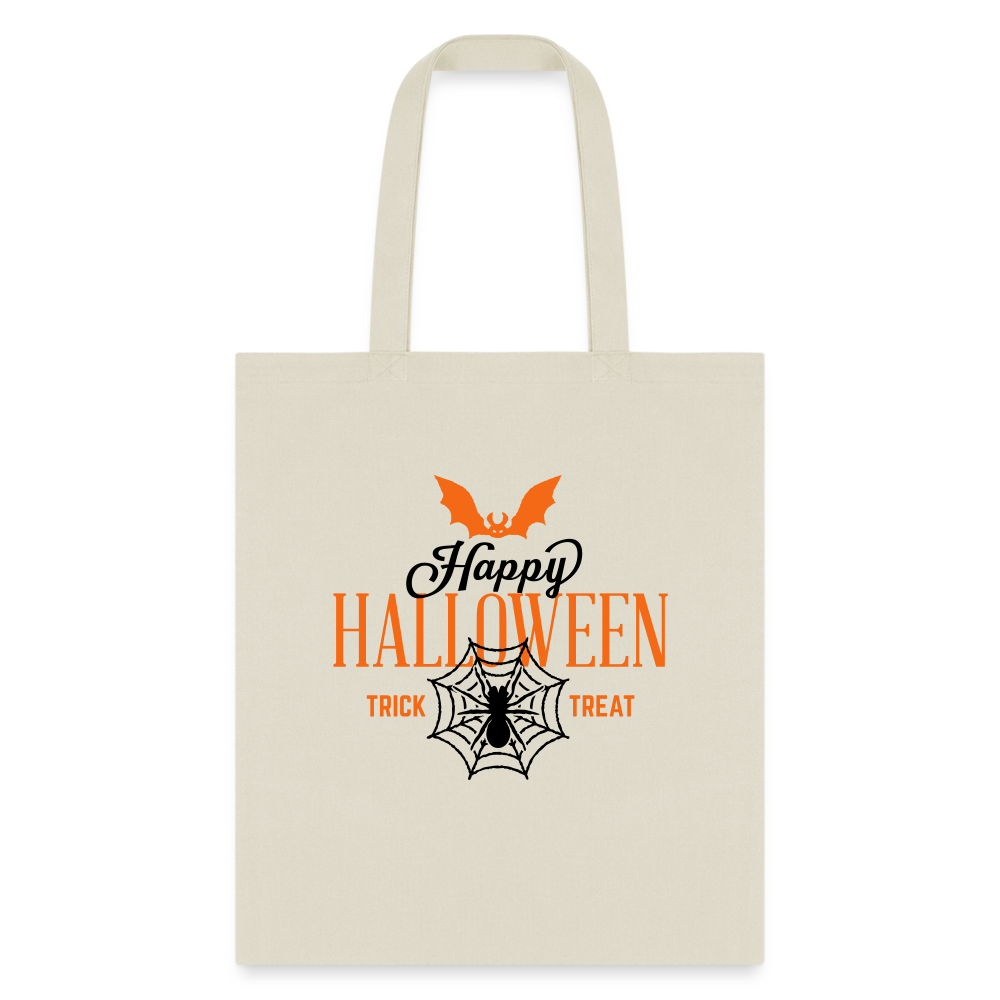 Happy Halloween Tote Bag - natural