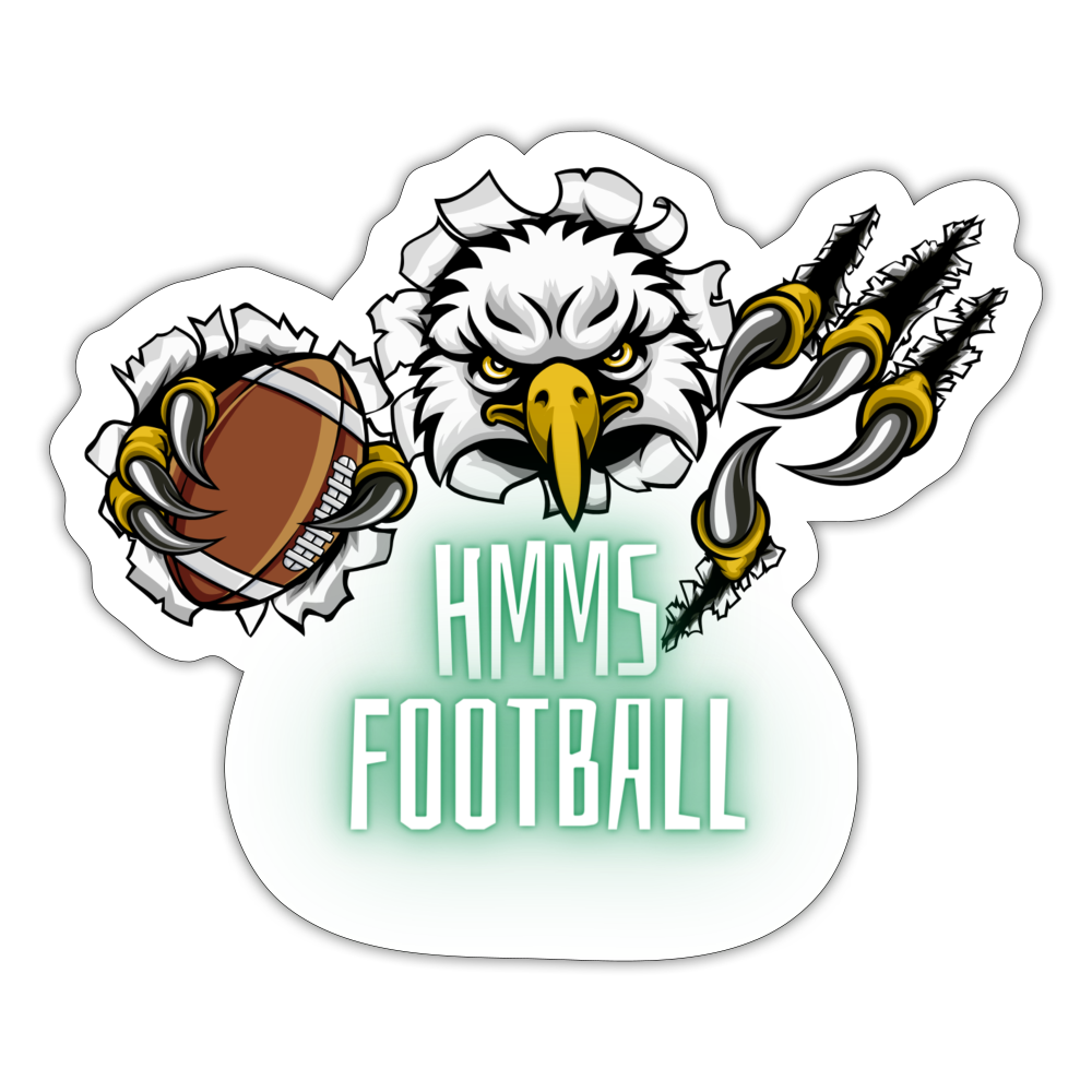 HMMS FOOTBALL Sticker - white matte