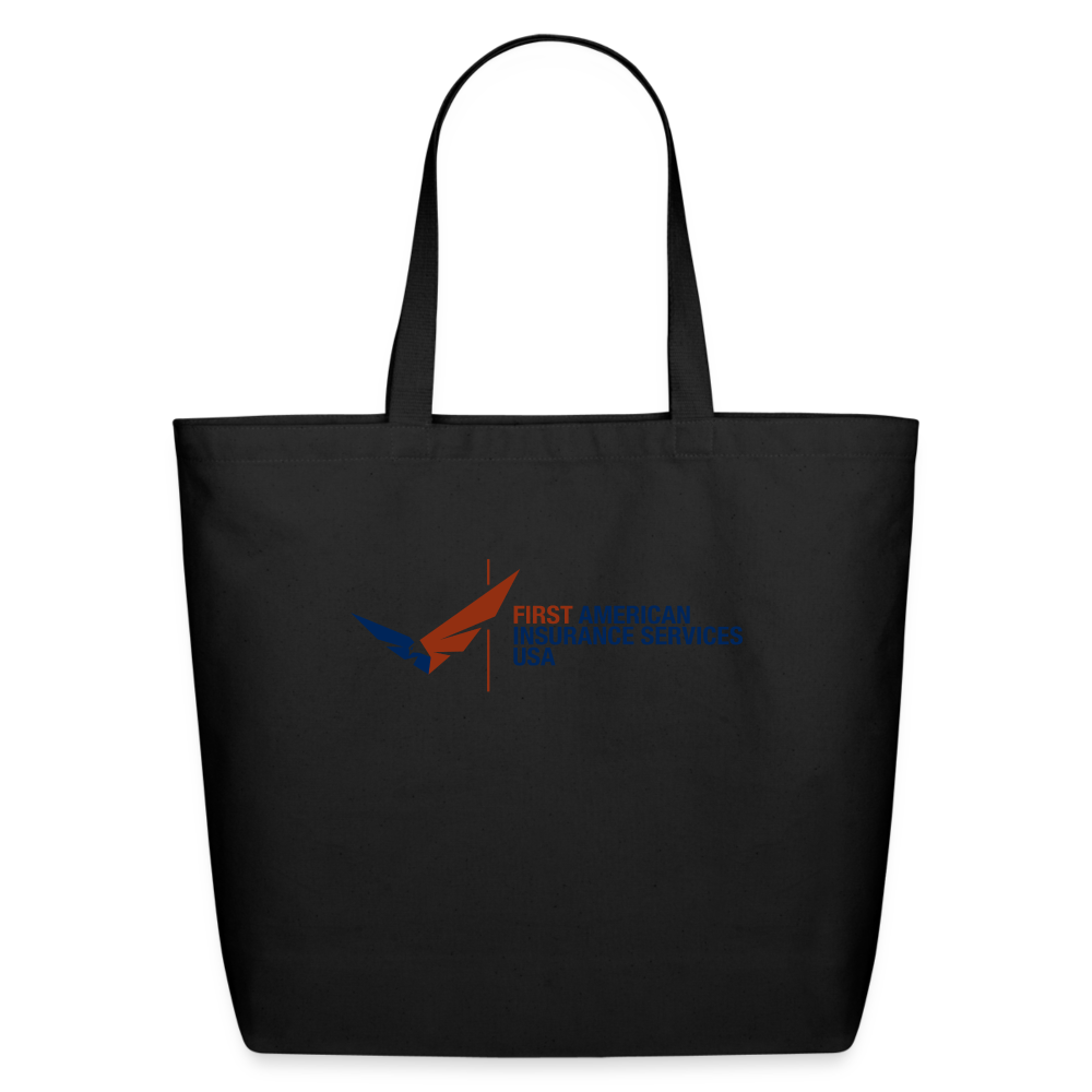 Lady in Red Tote Bag - black