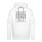 Straight Outta Quarantine Men’s Premium Hoodie - white