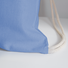 Made in WV Cotton Drawstring Bag - carolina blue