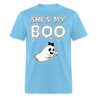 She's Boo Unisex Classic T-Shirt - aquatic blue