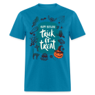Trick or Treat Unisex Classic T-Shirt - turquoise