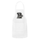 Life is what you Bake Adjustable Apron - white
