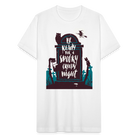 Halloween Spooky Unisex Jersey T-Shirt by Bella + Canvas - white