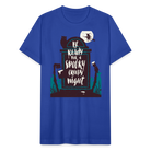 Halloween Spooky Unisex Jersey T-Shirt by Bella + Canvas - royal blue