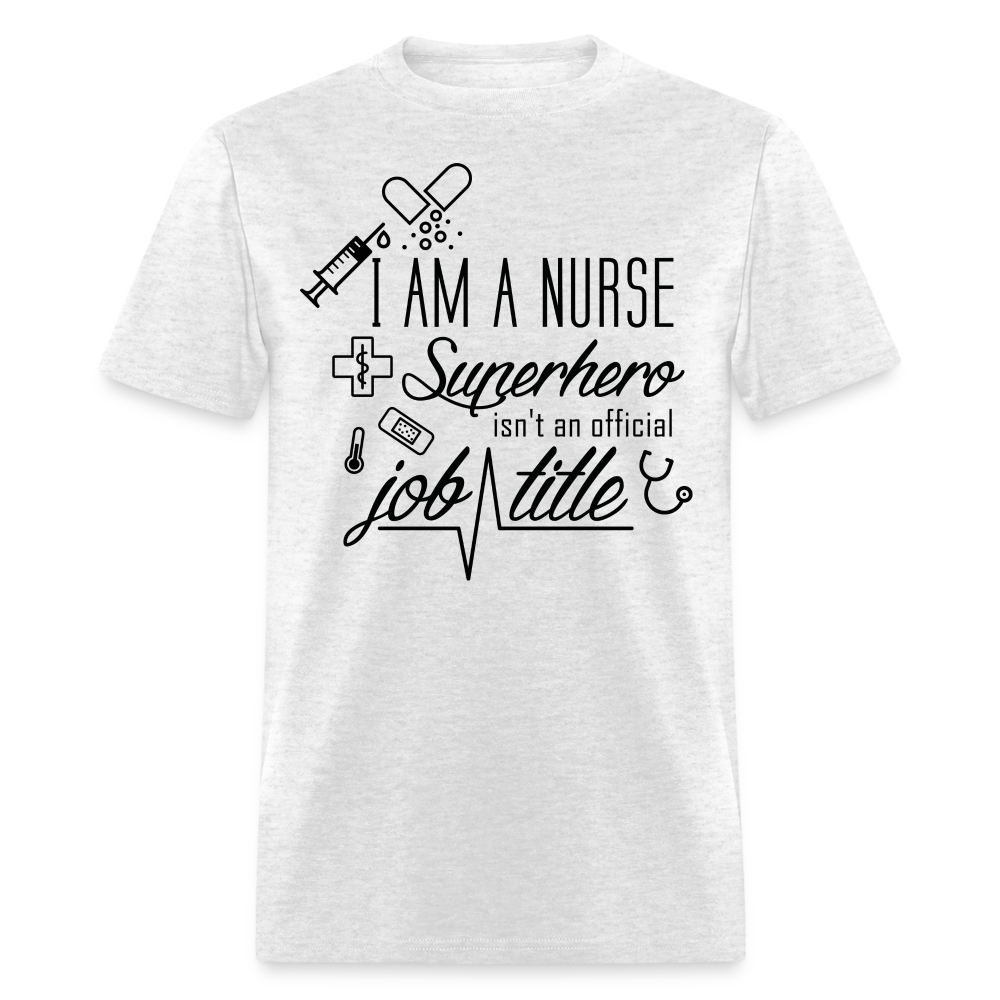 Nurse Superhero Unisex Classic T-Shirt - light heather gray