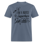 Nurse Superhero Unisex Classic T-Shirt - denim